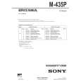 SONY M435P Service Manual cover photo