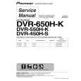 PIONEER DVR-550H-K/KCXV Service Manual cover photo