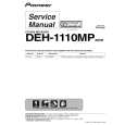 PIONEER DEH-1110MP/XS/UR Service Manual cover photo