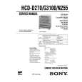 SONY HCDG3100 Service Manual cover photo
