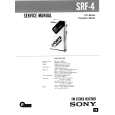 SONY SRF4 Service Manual cover photo