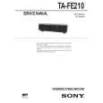 SONY TA-FE210 Service Manual cover photo