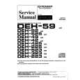PIONEER DEH59 Service Manual cover photo