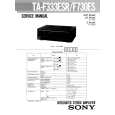 SONY TAF333ESR Service Manual cover photo