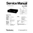 TECHNICS SHE66 Service Manual cover photo