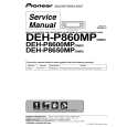 PIONEER DEHP8600MP Service Manual cover photo