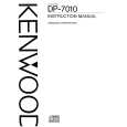 KENWOOD DP-7010 Owner's Manual cover photo