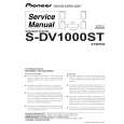 PIONEER S-DV1000ST/XTW/EW Service Manual cover photo
