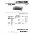 SONY XR4950X Service Manual cover photo