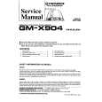 PIONEER GMX904 X1H/UC EW Service Manual cover photo