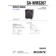 SONY SAWMS367 Service Manual cover photo