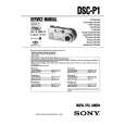 SONY DSC-P1 Owner's Manual cover photo