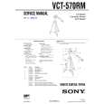 SONY VCT-570RM Service Manual cover photo