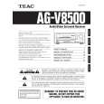 TEAC AGV8500 Owner's Manual cover photo