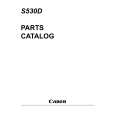 CANON S530D Parts Catalog cover photo