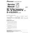 PIONEER S-VS200V/XJI/E Service Manual cover photo