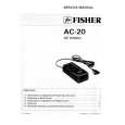 FISHER AC20 Service Manual cover photo