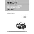 HITACHI CX71BS Owner's Manual cover photo