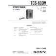 SONY TCS60DV Service Manual cover photo