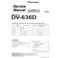PIONEER DV-636D/RL Service Manual cover photo