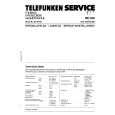 TELEFUNKEN RC100 Service Manual cover photo