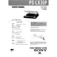 SONY PSLX35P Service Manual cover photo