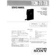 SONY TCM71 Service Manual cover photo