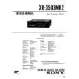 SONY XR3503MK2 Service Manual cover photo