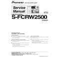 PIONEER S-FCRW2500/XTW/UC Service Manual cover photo