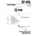 SONY ICF480L Service Manual cover photo