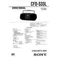 SONY CFDS33L Service Manual cover photo