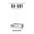 KENWOOD KA501 Owner's Manual cover photo