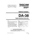 TEAC DA-38 Service Manual cover photo