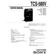SONY TCS-580V Owner's Manual cover photo