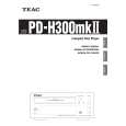 TEAC PDH300MK2 Owner's Manual cover photo