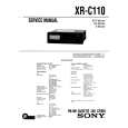 SONY XRC110 Service Manual cover photo