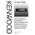 KENWOOD TK-780 Owner's Manual cover photo