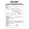 PIONEER CD-FM1 Owner's Manual cover photo