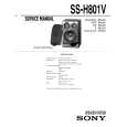 SONY SS-H801V Service Manual cover photo