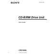 SONY CRX-1600L Owner's Manual cover photo