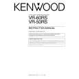 KENWOOD VR-60RS Owner's Manual cover photo