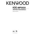 KENWOOD KDC-MP5033 Owner's Manual cover photo