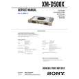 SONY XMD500X Service Manual cover photo