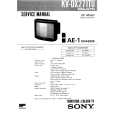 SONY KVDX27TU Service Manual cover photo