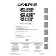 ALPINE CDE9801R Owner's Manual cover photo