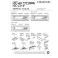 KENWOOD KDCV6017 Service Manual cover photo