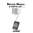 CASIO EV500C Service Manual cover photo