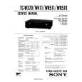 SONY TC-WR511 Owner's Manual cover photo