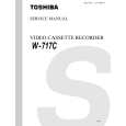 TOSHIBA W717C Service Manual cover photo