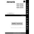 AIWA NSXS222HA/LH/HREZ Service Manual cover photo